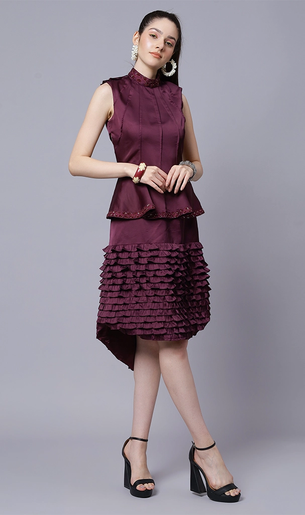 Violet Dress ( LN0064 )