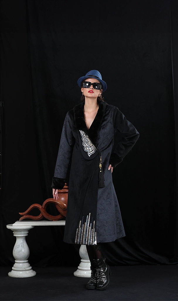 Black Butterfly Long Coat (LN0017)