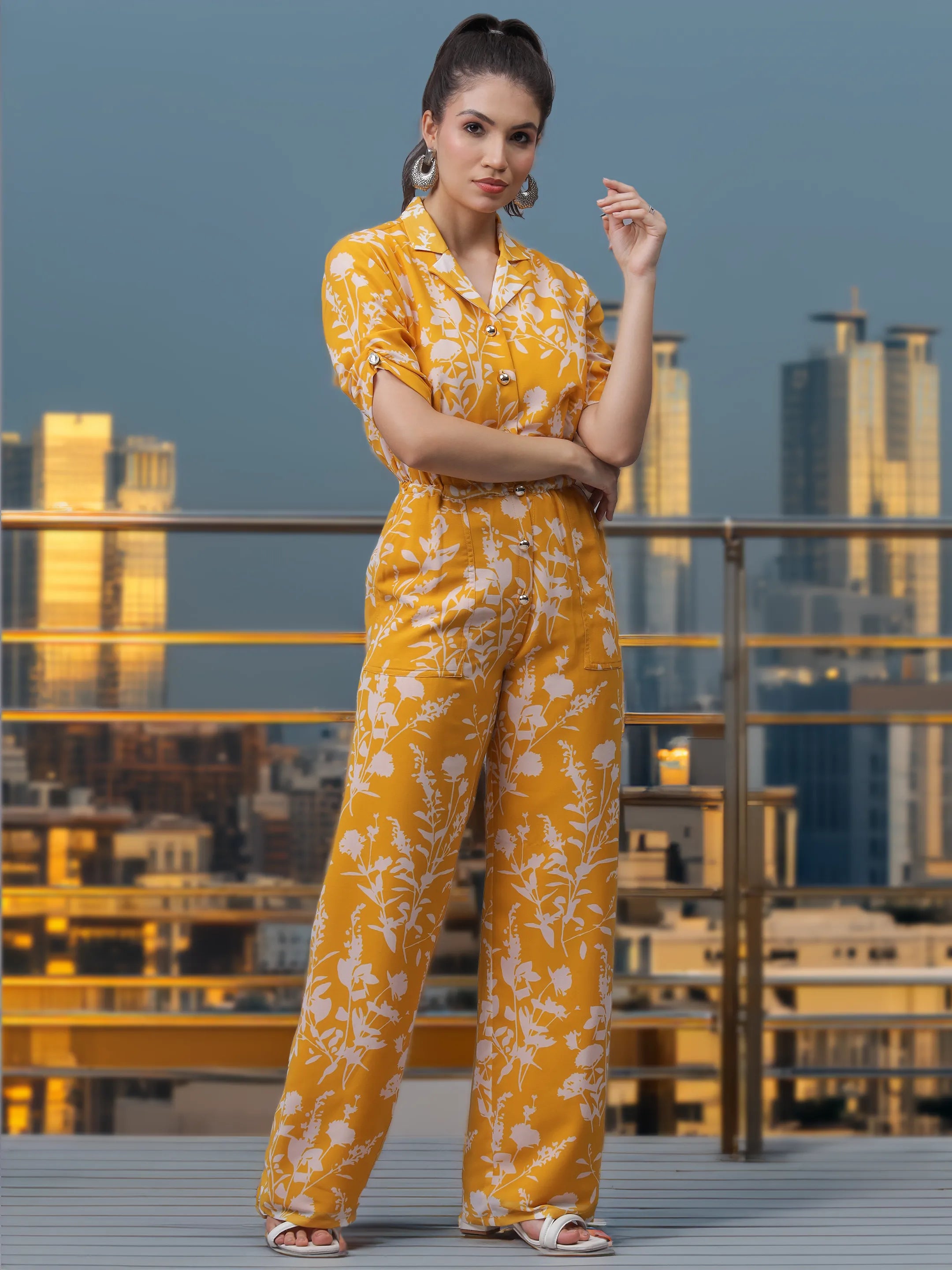 Lemon Yellow Sassy Jumpsuit (LN00141)