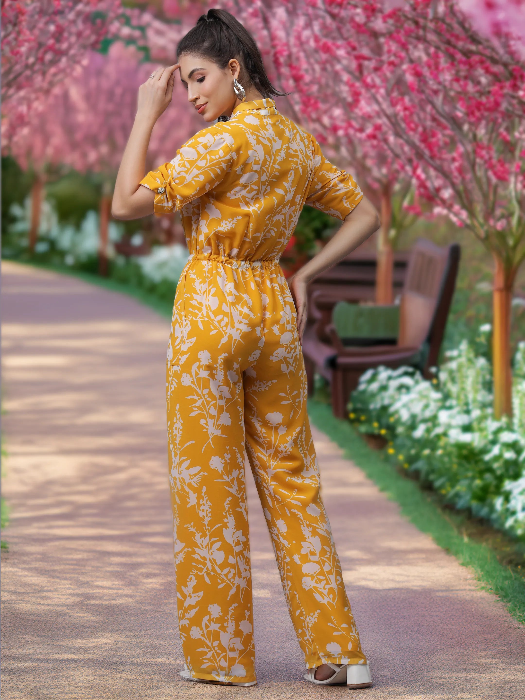 Lemon Yellow Sassy Jumpsuit (LN00141)